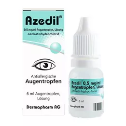 AZEDIL 0,5 mg/ml roztwór kropli do oczu, 6 ml