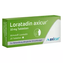 LORATADIN axicur 10 mg tabletki, 20 szt