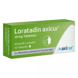 LORATADIN axicur 10 mg tabletki, 50 szt