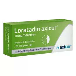 LORATADIN axicur 10 mg tabletki, 100 szt