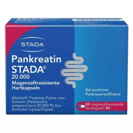 PANKREATIN STADA 20 000 kapsułek twardych dojelitowych, 50 szt