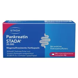 PANKREATIN STADA 20 000 kapsułek twardych dojelitowych, 100 szt