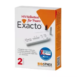 EXACTO HIV Autotest dla par, 1 szt