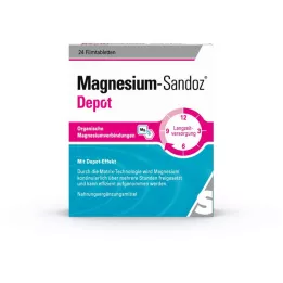 Magnez Sandoz Tabletki folii Depot, 24 szt