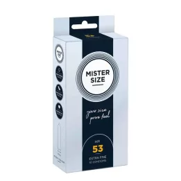 MISTER Prezerwatywy rozmiar 53, 10 sztuk