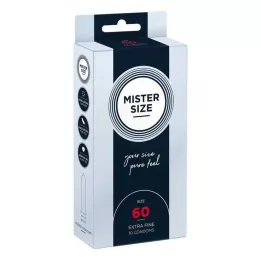MISTER Prezerwatywy rozmiar 60, 10 sztuk