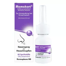MOMEKORT 50 μg/rozpylenie w postaci aerozolu do nosa, zawiesina 60 dorosłych, 10 g