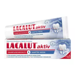 LACALUT aktywna ochrona dziąseł & delikatna, wybielająca pasta do zębów, 75 ml