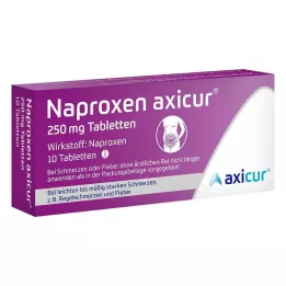 NAPROXEN axicur 250 mg tabletki, 10 szt