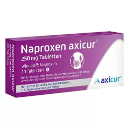 NAPROXEN axicur 250 mg tabletki, 20 szt