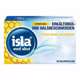 ISLA MED pastylki miodowe cytrusowe ostre 50 szt