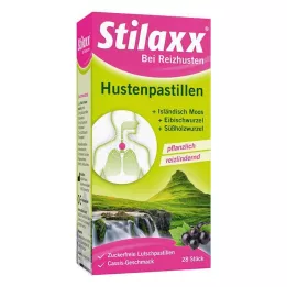 STILAXX Pastylki na kaszel mech islandzki, 28 szt