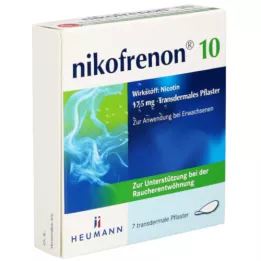 NIKOFRENON 10 Heumann Transdermal Pavement, 7 szt