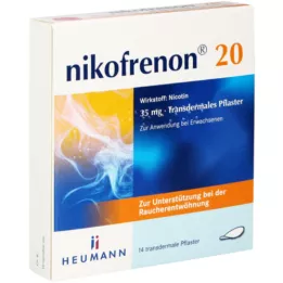 NIKOFRENON 20 Heumann Transdermal Pavement, 14 szt