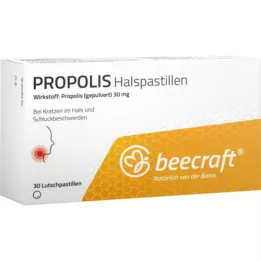 BEECRAFT Propolis Halspastilles, 30 szt