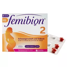 FEMIBION 2 Ciąża+Karmienie piersią bez jodu Kpg., 2X60 St