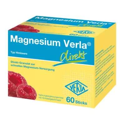 MAGNESIUM VERLA granulat bezpośredni malina 60 szt