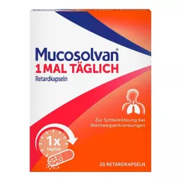 MUCOSOLVAN 1 raz dziennie kapsułki o przedłużonym uwalnianiu, 20 szt