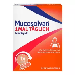MUCOSOLVAN 1 raz dziennie kapsułki o przedłużonym uwalnianiu, 50 szt