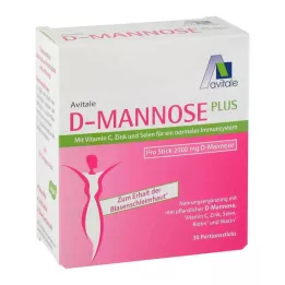 D-MANNOSE PLUS 2000 mg Pałeczki witaminowo-mineralne, 30X2,47 g