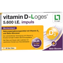 VITAMIN D-LOGES 5600 IU impuls tygodniowy depozyt KTA, 30 szt