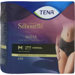 TENA SILHOUETTE Normal M noir, 10 szt