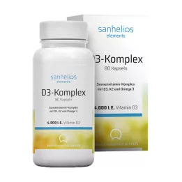 SANHELIOS Witamina D3 Sun Kompleks witaminowy z K2, 80 szt