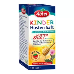 ABTEI Syrop na kaszel dla dzieci o smaku prawoślazu i miodu, 120 ml