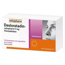 DESLORATADIN-ratiopharm 5 mg tabletki powlekane, 50 szt