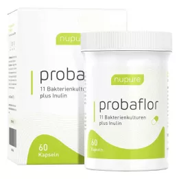 NUPURE probaflor probiotyki do kapsułek rehabilitacyjnych jelit, 60 szt