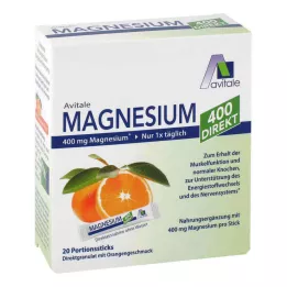 MAGNESIUM 400 porcji bezpośrednio pomarańczowych, 20X2,1 g