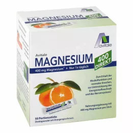 MAGNESIUM 400 porcji bezpośrednio pomarańczowych, 50X2,1 g