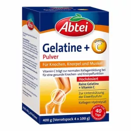 Abtei Żelatyna plus Witamina C Proszek, 400 g