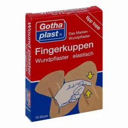 Gothaplast plaster elastyczny na opuszki palców 2 rozmiary, 10 sztuk