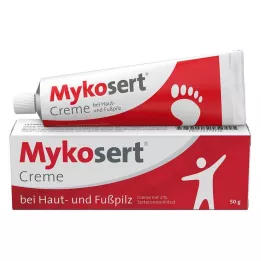 MYKOSERT Krem na grzybicę skóry i stóp, 50 g
