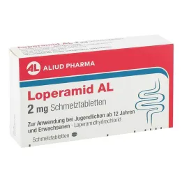 Loperamid AL 2 mg tabletki ulegające rozpadowi w jamie ustnej, 12 szt