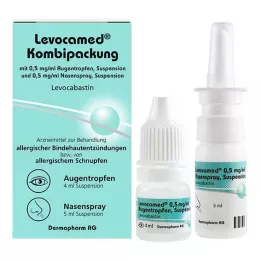 LEVOCAMED Combi 0,5 mg/ml AT + 0,5 mg/ml spray do nosa, 1 szt