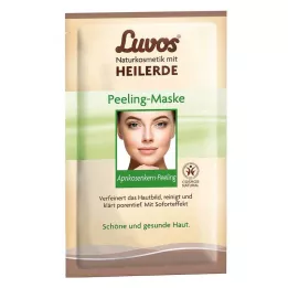 LUVOS Peelingująca maska kremowa z glinką leczniczą, 2X7,5 ml
