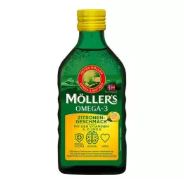 MÖLLEROlejek S Omega-3 o smaku cytrynowym, 250 ml