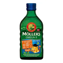 Möller`s Omega-3 Kids olejek o smaku owocowym, 250 ml