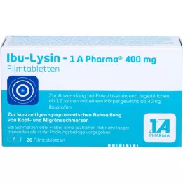 IBU-LYSIN 1A Pharma 400 mg tabletki powlekane, 20 szt