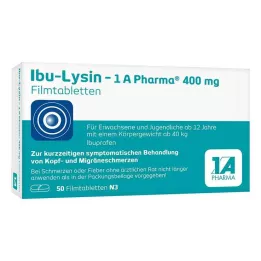 IBU-LYSIN 1A Pharma 400 mg tabletki powlekane, 50 szt