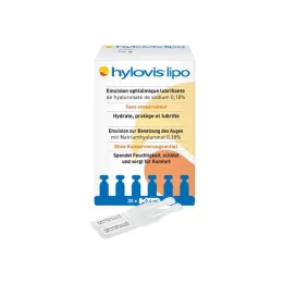 HYLOVIS Lipo Kropki oczu pojedyncze pipety, 30x0,4 ml