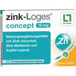 ZINK-LOGES Concept 15 mg żołądka Saftres.Kapseln, 30 szt