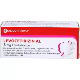 LEVOCETIRIZIN AL 5 mg tabletki powlekane, 50 szt