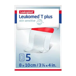 Leukomed® T plus skóra wrażliwa 8x10 cm, 5 szt