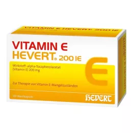 VITAMIN E HEVERT 200 j.m. kapsułki miękkie, 100 szt