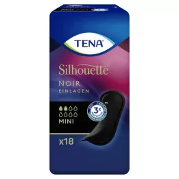 TENA SILHOUETTE Wkładki mini noir, 18 sztuk
