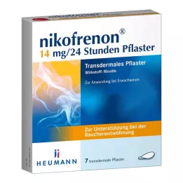 NIKOFRENON 14 mg/24 godziny plaster przezskórny, 7 szt