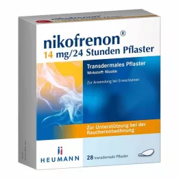 NIKOFRENON 14 mg/24 godziny plaster transdermalny, 28 szt